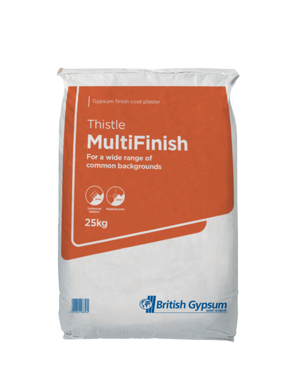 British Gypsum Thistle Multi Finish Plaster - 25kg