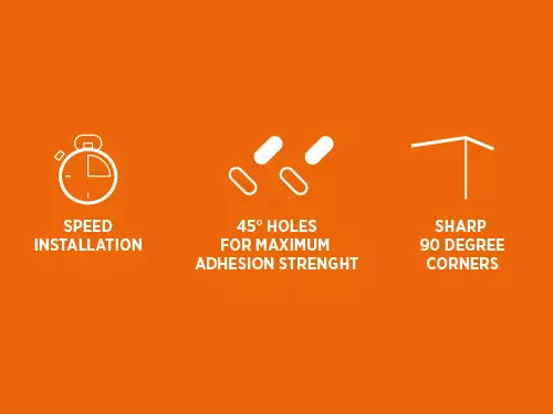 Scanspac Speed Corner 90 - 2,7m