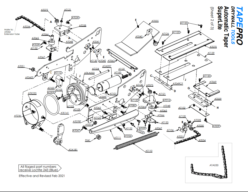 Tapepro - Auto Taper Superlite - The Drylining Depot
