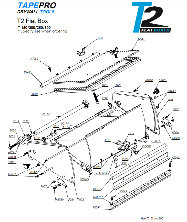 Tapepro - T2 Flat Box - The Drylining Depot