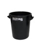 Refina X-2 plastic mixing tub 50L black (321041) - The Drylining Depot